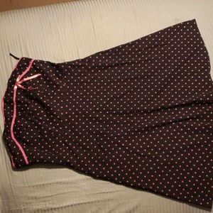 Pink polka dot rockabilly pinup dress